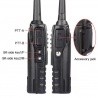 Pack Sécurité/Chasse 2 Baofeng UV-82 : Micro + Batterie + Câble Baofeng Talkie-Walkie PACK-BAOFENG-SECURITE-UV82-361