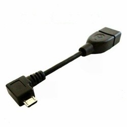 Câble micro-USB OTG à angle droit pour Samsung Galaxy S4 S5 et RTL-SDR Passion Radio Accessoires SDR CABLE-USB-OTG-432