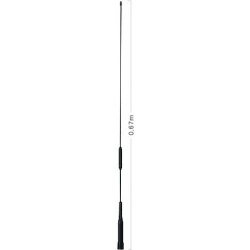 Antenne voiture 144-430Mhz AZ506 Diamond Slim Gainer Diamond Antenna Mobile DIAMOND-AZ506FX-SOUPLE-124