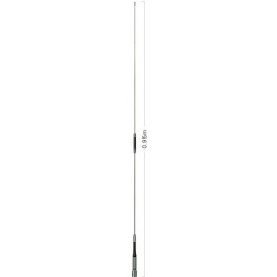 Antenne voiture 144-430Mhz AZ510 Diamond Slim Gainer