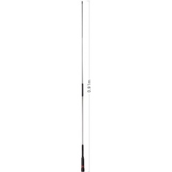 Antenne voiture 144-430Mhz AZ510 Diamond Slim Gainer Diamond Antenna Mobile DIAMOND-AZ510FMH-SOUPLE-476