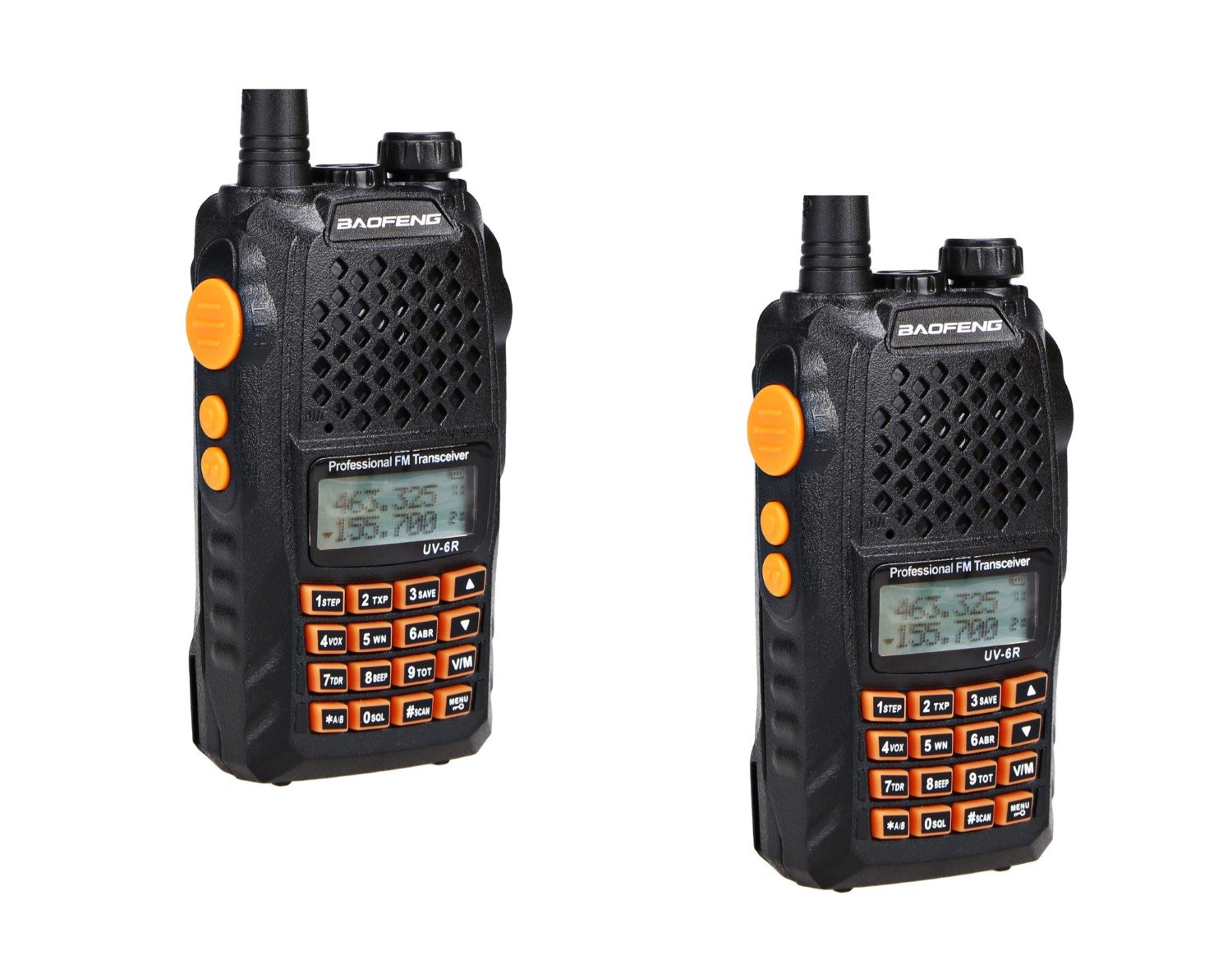 Pack talkie-walkie UV-6R 144/430Mhz + etui étanche