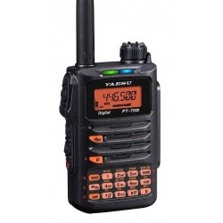 YAESU FT-70 DE Talkie walkie 144/430MHz FM + C4FM + scanner bande aviation
