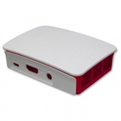 Boitier officiel pour Raspberry Pi 3 Modèle B & B+ Raspberry Pi Boitiers BOITIER-RASPBERRY-BLANC-70