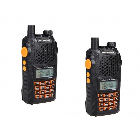 Pack DUO 2 Baofeng UV-6R avec câble USB Baofeng Talkie-Walkie PACK-BAOFENG-START-UV6R-565