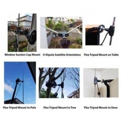 Kit antenne télescopique Dipole VHF-UHF pour SDR