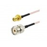 Pigtail SMA Femelle UHF Femelle 15cm SMA PIGTAIL-SMA-F-UHF-F-599