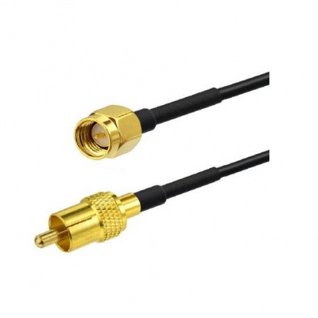 Pigtail SMA Male RCA Male 120cm - Panadapter SDR Passion Radio Cable PANadapter PIGTAIL-SMA-M-RCA-M-682