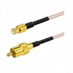 Pigtail MCX Male RCA Male 120cm (faible perte) Passion Radio Cable PANadapter PIGTAIL-MCX-M-RCA-M-684