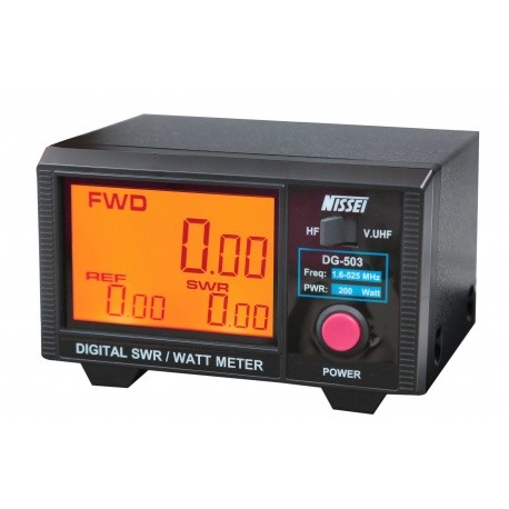 Nissei DG-503 Digital SWR 1.6-60 MHz et 125-525Mhz Nissei SWR-Power meter NISSEI-DG503-704