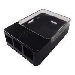 Boîtier noir pour Raspberry Pi 3 Raspberry Pi - Boîtiers pour Raspberry Pi  2B, 3B et 3B+