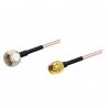 Pigtail F Male SMA Male RG316 15CM/50CM/1M Passion Radio Type F PIGTAIL-F-M-SMA-M-736