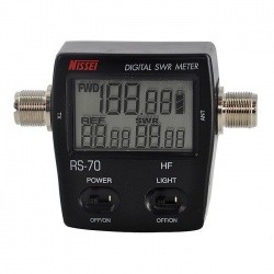 Nissei RS-70 Digital SWR 1.6-60 MHz Wattmètre 120W Nissei SWR-Power meter NISSEI-RS70-703