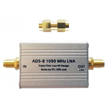 Préampli LNA et filtre SAW ADS-B 1090 Mhz RTL-SDR.com Aviation & ADS-B RTLSDR-LNA-ADSB-309