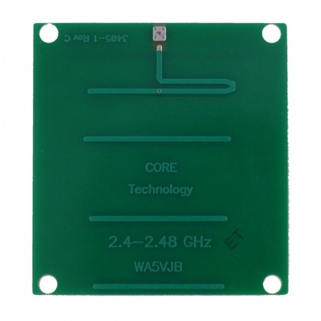 Antenne PCB 2400-2450 MHz Yagi 5 éléments Kent Electronics Antennes WIFI WA5-ANT-YAGI-2400-768