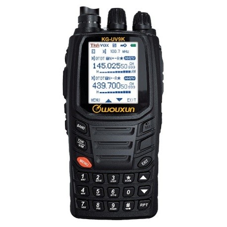 Talkie-Walkie Wouxun KG-UV9K 144/430Mhz 7 bandes RX + Transpondeur + 8.33kHz Wouxun Talkie-Walkie WOUXUN-KG-UV9K-793