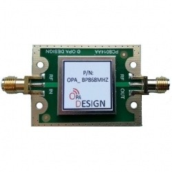 Filtre SAW passe-bande 868 Mhz LoRa SigFox OPA Design ISM 433-868 Mhz FILTRE-SAW2-868-F1OPA-830