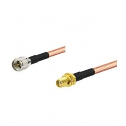 Pigtail SMA Femelle Mini-UHF Male Passion Radio Mini-UHF PIGTAIL-SMA-F-MUHF-M-840