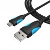 Câble USB 2.0 micro-USB Male A - Male B 1.5m Vention Vention USB CABLE-VENTION-VASA04-USB-855