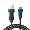 Câble USB 2.0 micro-USB Male A - Male B 1.5m Vention Vention USB CABLE-VENTION-VASA04-USB-855