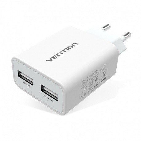 Double alimentation USB 2.0 charge rapide Vention Alimentation VENTION-CHARGEUR-USB-859