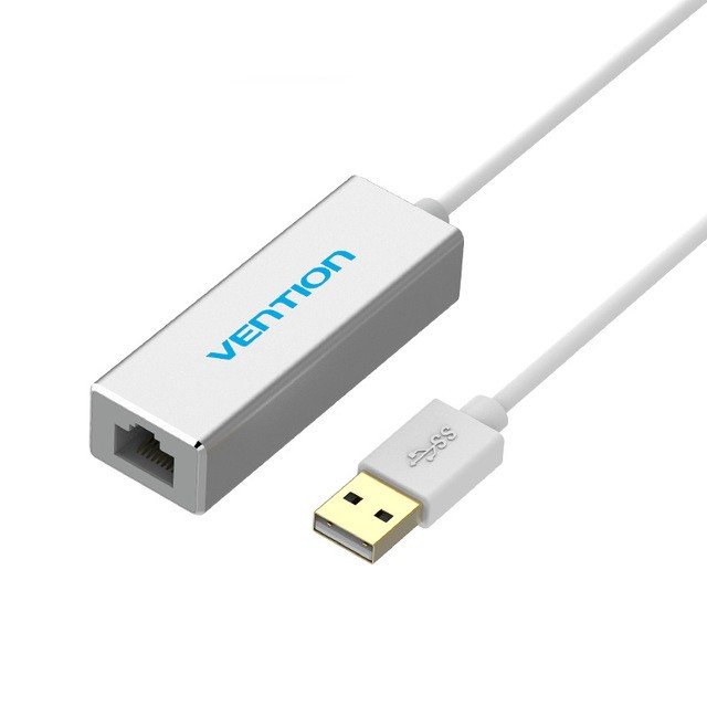 USB 2.0 RJ45 LAN + Hub USB (2 dans 1) Adaptateur pour PC