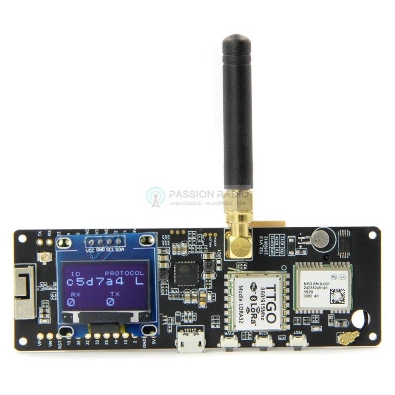 Ttgo t beam tracker lora gps esp32 wifi bluetooth