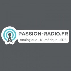 Autocollant découpé logo Passion-Radio.fr Passion Radio Autocollants AUTOCOLLANT-HAM3-920