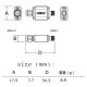 Filtre Passe-bande 2400 Mhz 10W WiFi Zigbee QO100 Satellite & QO-100 QO100-FILTRE2-NMRF-944