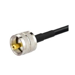 Cable coaxial UHF Male et bout nu Faible perte KSR195 Passion Radio UHF (PL) CABLE-COAXIAL-UHF-M-NU-950