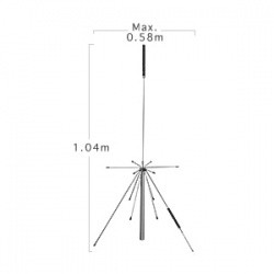 Antenne super Discone Diamond D-150