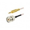 Pigtail mono Jack 3.5mm vers UHF Femelle (SO-239)