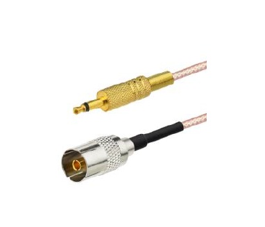 Câble adaptateur mono jack 3.5mm - prise TV Femelle