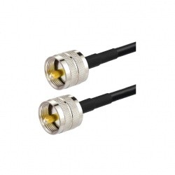 Cable cordon coaxial RG58 avec UHF Male (PL-259)