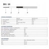 Cable coaxial RG58 avec BNC Male et SMA Male