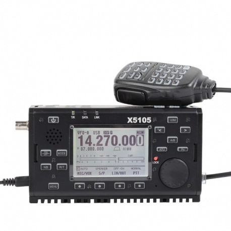 Portable HF Xiegu X5105 QRP 0-30Mhz + 6M + Tuner + FI Xiegu Postes HF / 50Mhz XIEGU-X5105-544