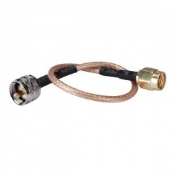 Pigtail SMA Male vers UHF Male Passion Radio UHF (PL) PIGTAIL-SMA-M-UHF-M-77