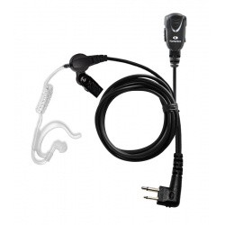 Micro-écouteur avec tube acoustique pour YAESU FT-4XE / FT-25E & MOTOROLA CP-040 DP1400