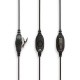 Casque avec micro déporté et PTT compatible avec Motorola Yaesu 2 broches