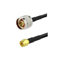 Cable coaxial faible perte N Male SMA Male KSR195 (equivalent LM195)