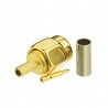 Adaptateur connecteur SMA Male pour câble RG316 - RG174 - LMR100