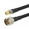 Rallonge coaxial KSR400 RP-SMA Male vers N Male (equivalent LMR400)