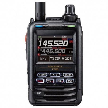 Yaesu FT5DE 144/430Mhz C4FM FM GPS + scanner 0.5-999MHz + Bluetooth