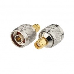 Adaptateur RP-SMA Male N Male (compatible WIFI et hotspot Helium)