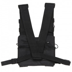 Gilet tactique radio style militaire police - Harnais pour talkie walkie