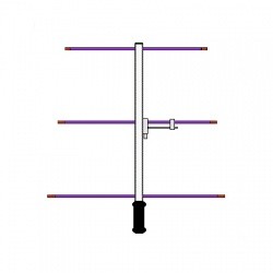 Antenne Yagi fréquence d'urgence VHF 121.5 MHz Arrow Antennas