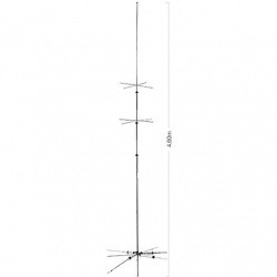 Câble d'antenne faible perte LoRa Sigfox connecteur RP-SMA mâle - Type N  mâle - 2.5m