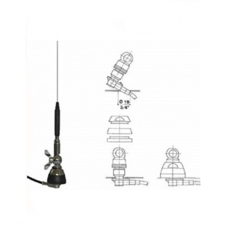 SIRIO ANTENNA SDB 270 BLACK SL SIRIO ANTENNA SDB 270 BLACK SL