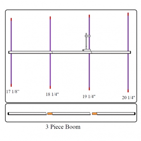 Antenne portable Yagi 4 éléments VHF 145 MHz Arrow Antenna