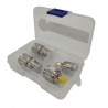 Kit de 4 adaptateurs RF à entrée N avec mallette de transport PASSION RADIO